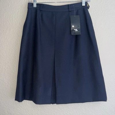 Falda de lana azul marino Emilio Pucci nueva con etiquetas talla 6 Foto 1 de 4