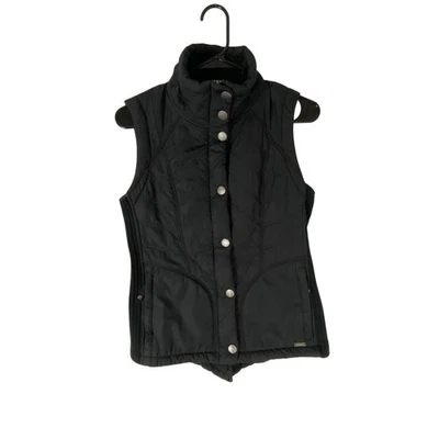 Женский маленький черный стеганый жилет prana Sherpa с подкладкой Primaloft утепленный пуховик - Изображение 1 из 4