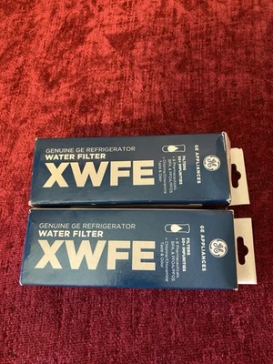 2 PACK GE XWFE Refrigerator Water Filter Replacment Without Chip - Image 1 of 2