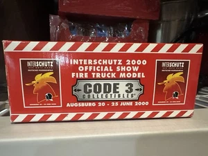 CODE 3 GERMAN INTERSCHUTZ SHOW PUMPER FIRE ENGINE SCALE 1/64 ***NEW IN BOX***  - Picture 1 of 3