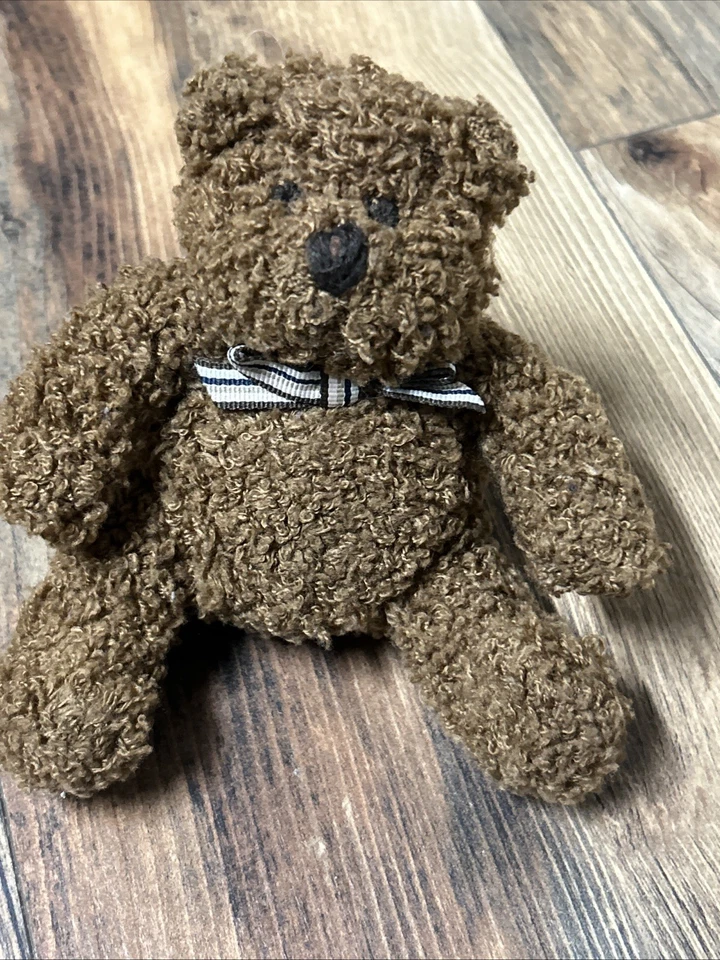 Oso de peluche Baby Gap peluche Brannon marrón tostado peludo peluche juguete suave 6" Foto 1 de 4