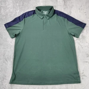 Camisa Polo Rhone Commuter Para Hombres XL Verde Azul Marino Raglán Rendimiento Golf Elastizada - Imagen 1 de 12