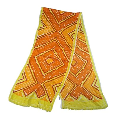 Vintage Scarves by Vera 100% Acetate Made In Italy Geometric Print - Image 1 of 4