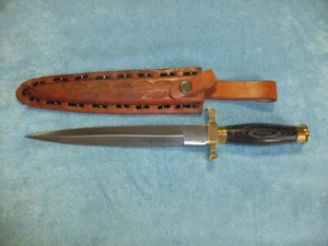 BLACK HANDLE RENAISSANCE DAGGER - 12.5" - Picture 1 of 3