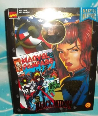 marvel legends MEG0 STYLE TOY BIZ FAMOUS COVERS X-MEN BLACK WIDOW 8 INCH FIGURE - Image 1 of 4