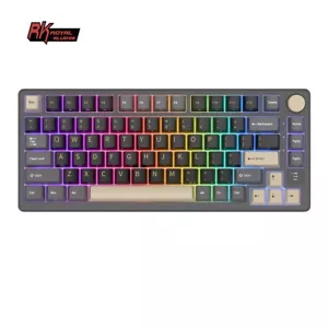 RK M75 Wireless Gaming Keyboard RGB Gasket Mounted Hot-Swappable phantom-silver - Picture 1 of 7