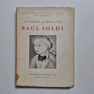 Alcides Gubellini - Raúl Soldi - Firmado y dedicado por Soldi - Bild 1 von 4