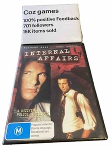 Internal Affairs DVD Brand New & Sealed Region 4 Richard Gere Andy Garcia Drama - Picture 1 of 2