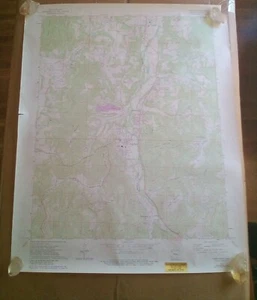 Vintage Topographic Map Northwest Arkansas West Fork - Picture 1 of 3