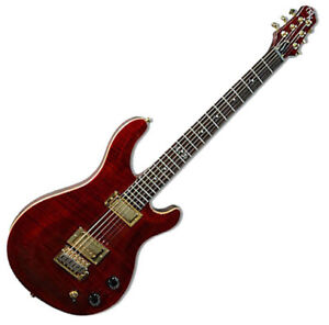 Guitare électrique placage érable Michael Kelly Valor II Tremolo Flame HH