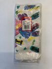 VINTAGE 90s Crayon Hearts Disposable Table Cloth Cover Party Supplies Party Art
