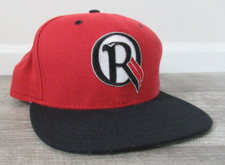 Oklahoma RedHawks Vintage New Era Snapback Hat MiLB Red Black Minor League