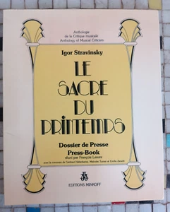 STRAVINSKY LESURE François Le Sacre du printemps Dossier de Presse 72 - Imagen 1 de 4