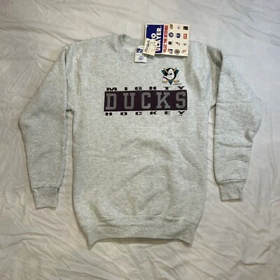 Sudadera Mighty Ducks de Colección Nueva con Etiquetas Talla 14/16 Jugador Profesional Juvenil Stock Muerto EE. UU. Foto 1 de 4