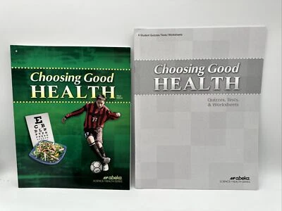 Abeka 6th Grade Choosing Good Health Student Text & Quizzes/Tests - NEW - Image 1 of 4