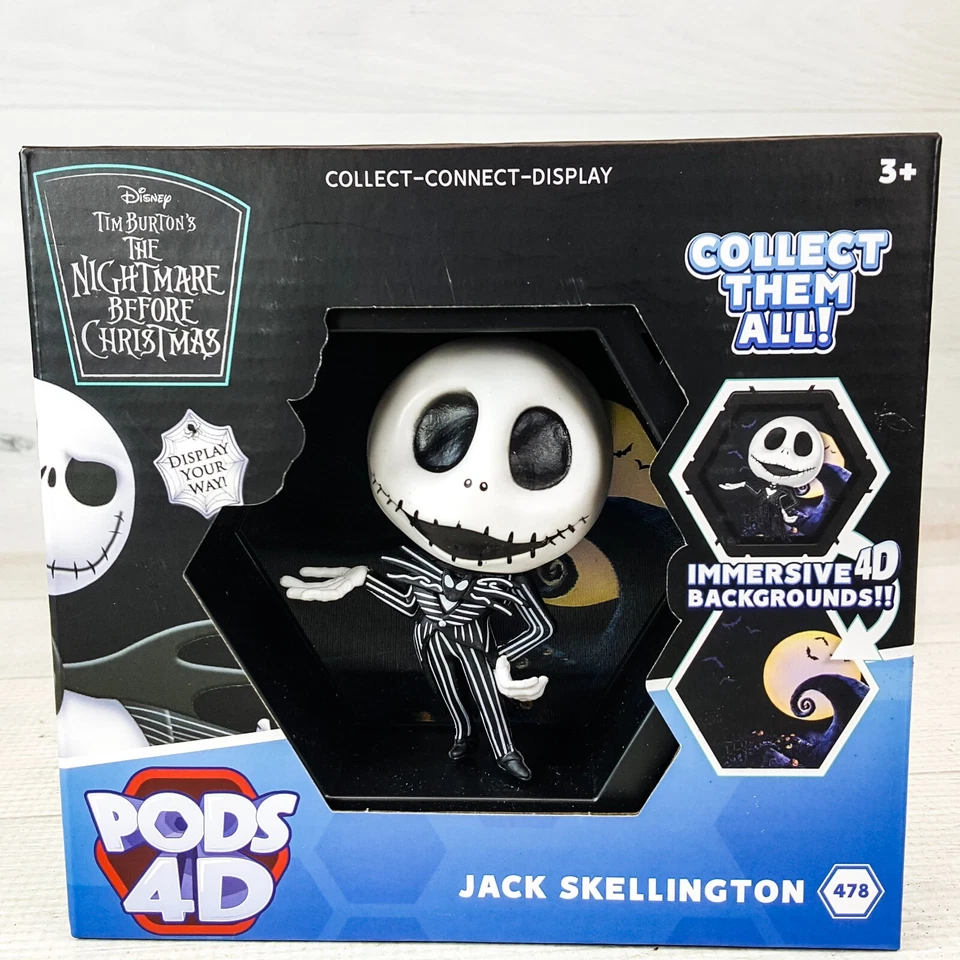 Jack Skellington Disney The Nightmare Before Christmas 4D Figure POD NEW #478 - Image 1 of 4