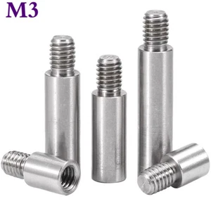 M3 Male-Female 303 Stainless Steel Round Standoff Support Spacer Pillar for PCB - Picture 1 of 12