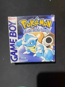 RARE Pokemon Blue Version CIB Complete Boxed - Nintendo GameBoy UK - collectors - Picture 1 of 7