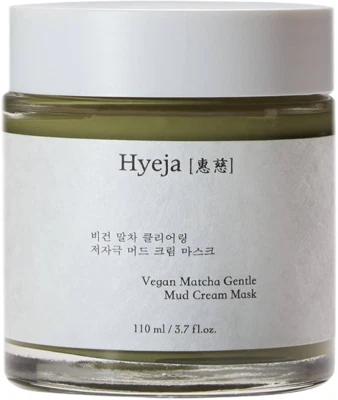 [HYEJA] Vegan Matcha Clearing Hypoallergenic Mud Cream Mask 110ml Skin Care - Image 1 of 3