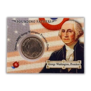 2025 Historic Autographs Founding Fathers George Washington Dollar  /199 - Picture 1 of 3