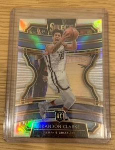 2019 Panini Select 76 Brandon Clarke Silver Concourse RC Rookie Grizzlies - Picture 1 of 2