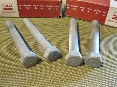 Новый из старых запасов 1958-1959 Lincoln комплект болтов рычага задней подвески, в коробках! - Изображение 1 из 2