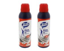 2x Oven Mate Oven Cooker Cleaning Gel 500ml Inc Brush & Gloves Cleaning Kit