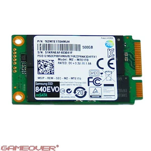 🔴 Samsung 840 EVO 500GB mSATA SSD disco duro interno portátil PC estado BUENO 99% ✅ - Imagen 1 de 1