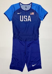 Nike Pro Elite USA Olympics Track Field Racing Speed Suit 898154-xxx Mens Size L - Picture 1 of 15