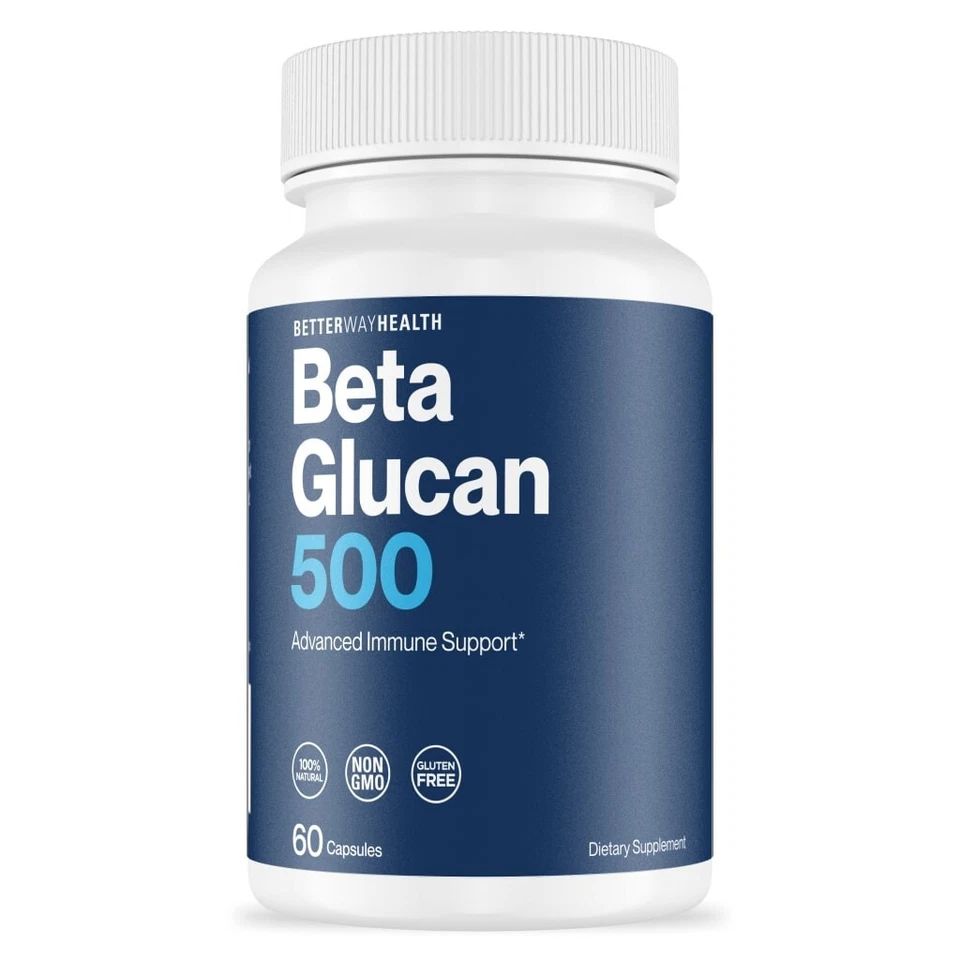 Better Way Health - Beta Glucan 500 (60 capsules) IMMUNE SUPPORT