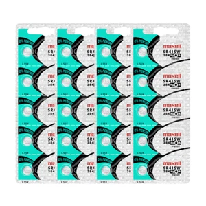 Maxell 384 SR41SW 1.55V Silver Oxide Watch Battery (20 Batteries) EXP 2023 - Picture 1 of 6
