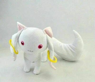 Puella Magi Madoka Magica QB Kyubey 10" Plush Doll Soft Stuffed Kawaii Fox - Bild 1 von 3
