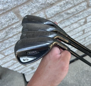 Adams Idea Tech V4 Hybrid Iron Set 8, 9, PW, GW Regular Flex Graphite Shafts +1" - Picture 1 of 10