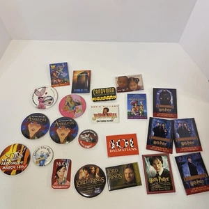 Disney Movie Promotion Pins lot of 22 Disney Harry Potter Barbie PlayStation Y2K - Picture 1 of 24