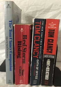 Lot Of TOM CLANCY 4 Paperbacks - See Photos For Titles - Picture 1 of 5