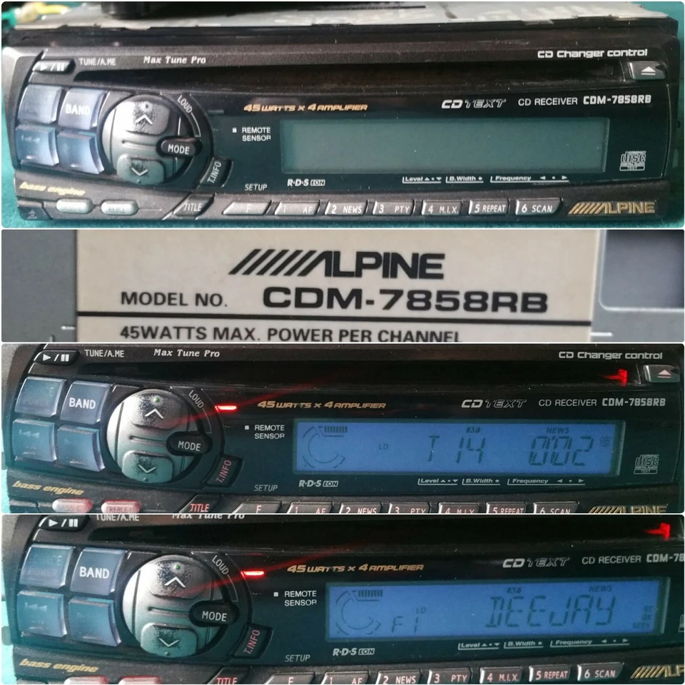 ALPINE TDM-7558RB MOBILE RECEIVER - Immagine 1 di 1