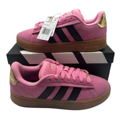 Adidas Grand Court Alpha 00s Zapatos Mujer 9.5 Bliss Rosa Negro Tenis JH8669 Foto 1 de 4