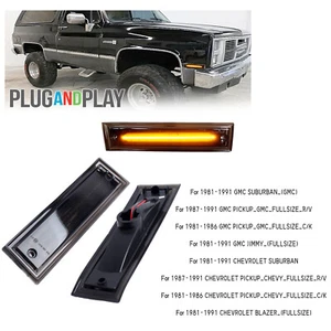 Luces LED laterales para camioneta Chevy Blazer Suburban 1981-91 C/K/R/V 10 20 30 - Imagen 1 de 12