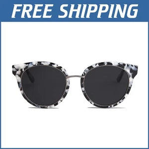 Designer Round Sunglasses with High-Definition Polarized Lenses - Gift Ready - Picture 1 of 8