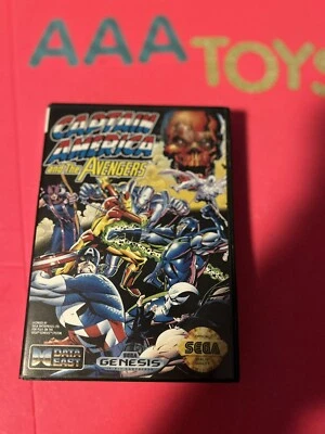 SEGA Genesis Captain America and the Avengers Complete Excellent Condition - Image 1 of 3