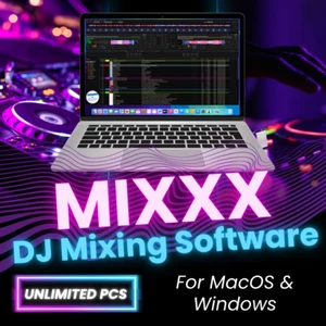 PRO DJ 2025 Music Mixing Software-MIXXX-STEM-MIDI Controller Vinyl Support - Picture 1 of 16