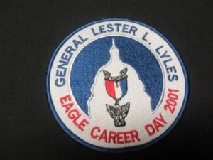 General Lester L. Lyles Eagle Career Day 2001 Jacket Patch sx3 - Imagen 1 de 1