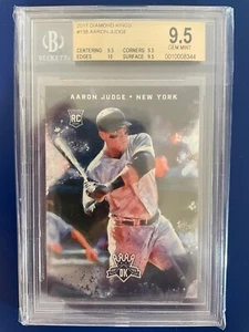 AARON JUDGE 2017 PANINI DIAMOND KINGS #138  BGS 9.5 TRUE GEM YANKEES - Picture 1 of 2