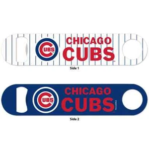 New MLB Chicago Cubs 7" Stainless Steel 2 Sided Licensed Bottle Opener - Picture 1 of 1