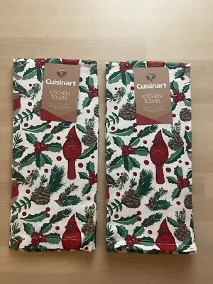 Набор из двух кухонных полотенец на рождественскую тему Cuisinart - Изображение 1 из 2
