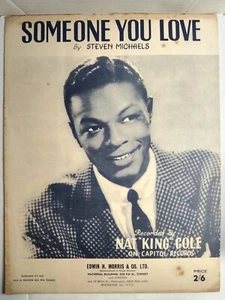 Someone You Love de Nat King Cole [Steven Michaels] (1955) - Partitura - Imagen 1 de 3