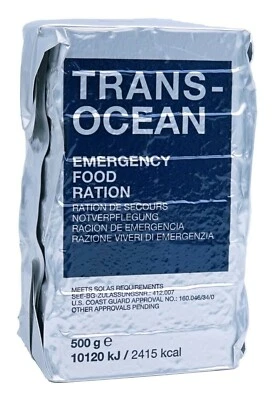MSI (17,80€/kg) Trans-Ocean Emergency Food Ration 500g - Notration