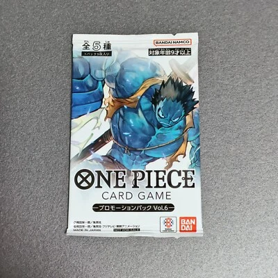 Pack Promocional Vol. 6 PROMOCIÓN Juego de Cartas de Una Pieza CCG Japonés 2024 Precintado NUEVO Foto 1 de 3
