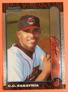 1999 CC Sabathia Bowman Chrome #344 Rookie Card RC Hall of Famer NY Yankees - Picture 1 of 6