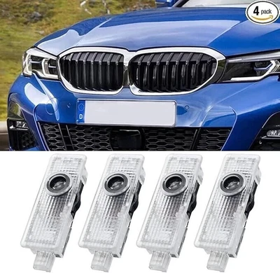 -4PCS LED HD Door Welcome Courtesy Ghost Shadow Lights For BMW X1 X2 X3 X4 X5 X6 - Изображение 1 из 4